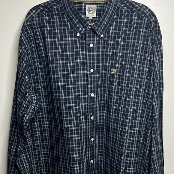 CINCH MEN'S SMALL PLAID LONG SLEEVE BUTTON-DOWN WESTERN SHIRT Size XL - Picture 1 of 9